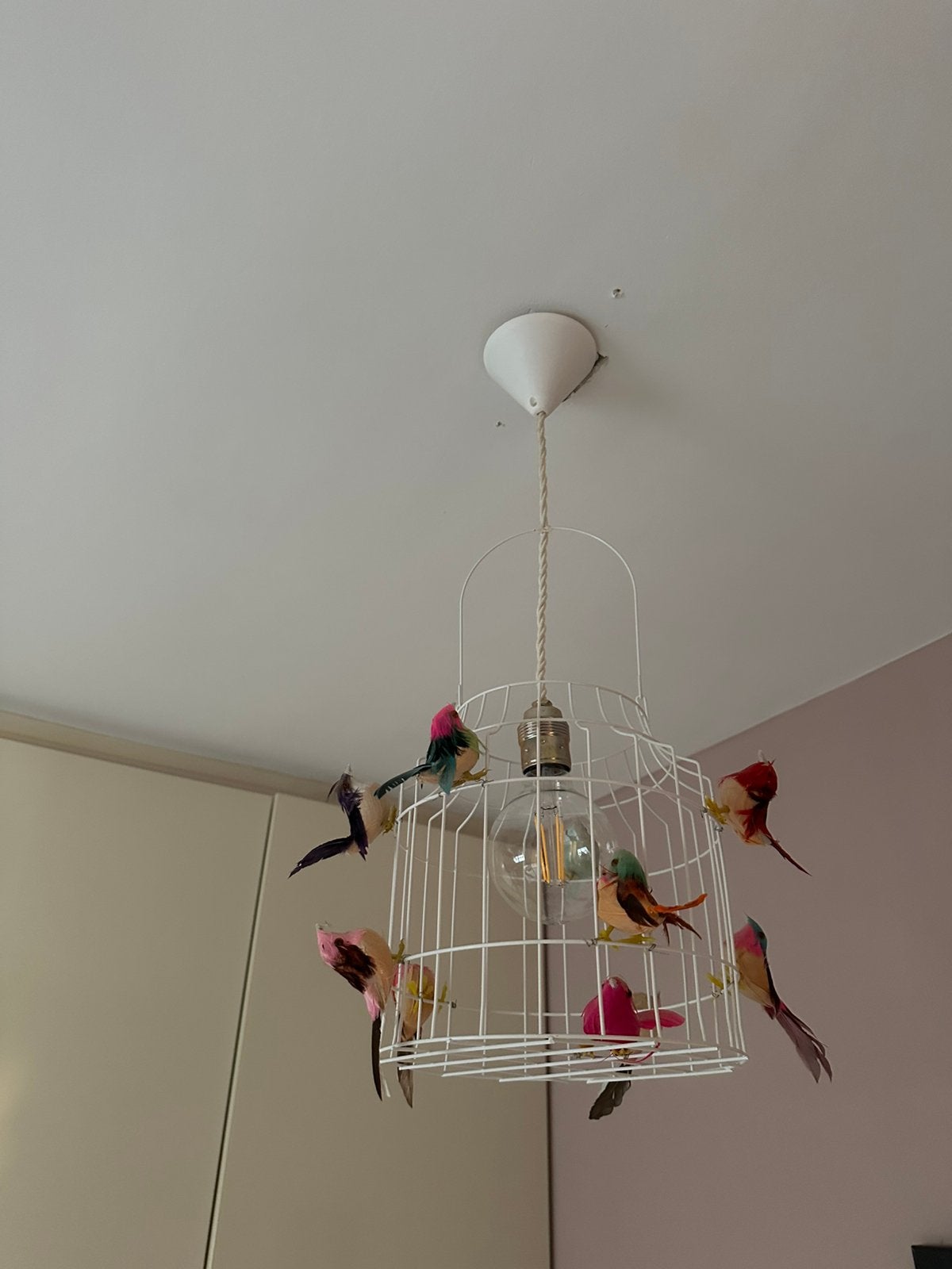 Dutch Dilight lamp wit, Ophalen of Verzenden, Zo goed als nieuw, Metaal, E27 (groot)