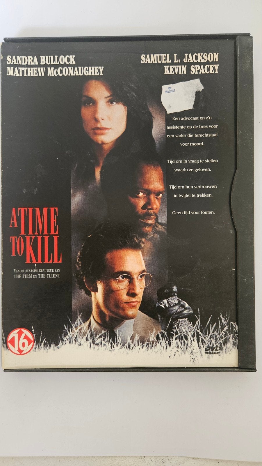 A Time to Kill (VHS) - Sandra Bullock, Samuel L. Jackson, Vanaf 16 jaar, Ophalen of Verzenden, Gebruikt, Maffia en Misdaad