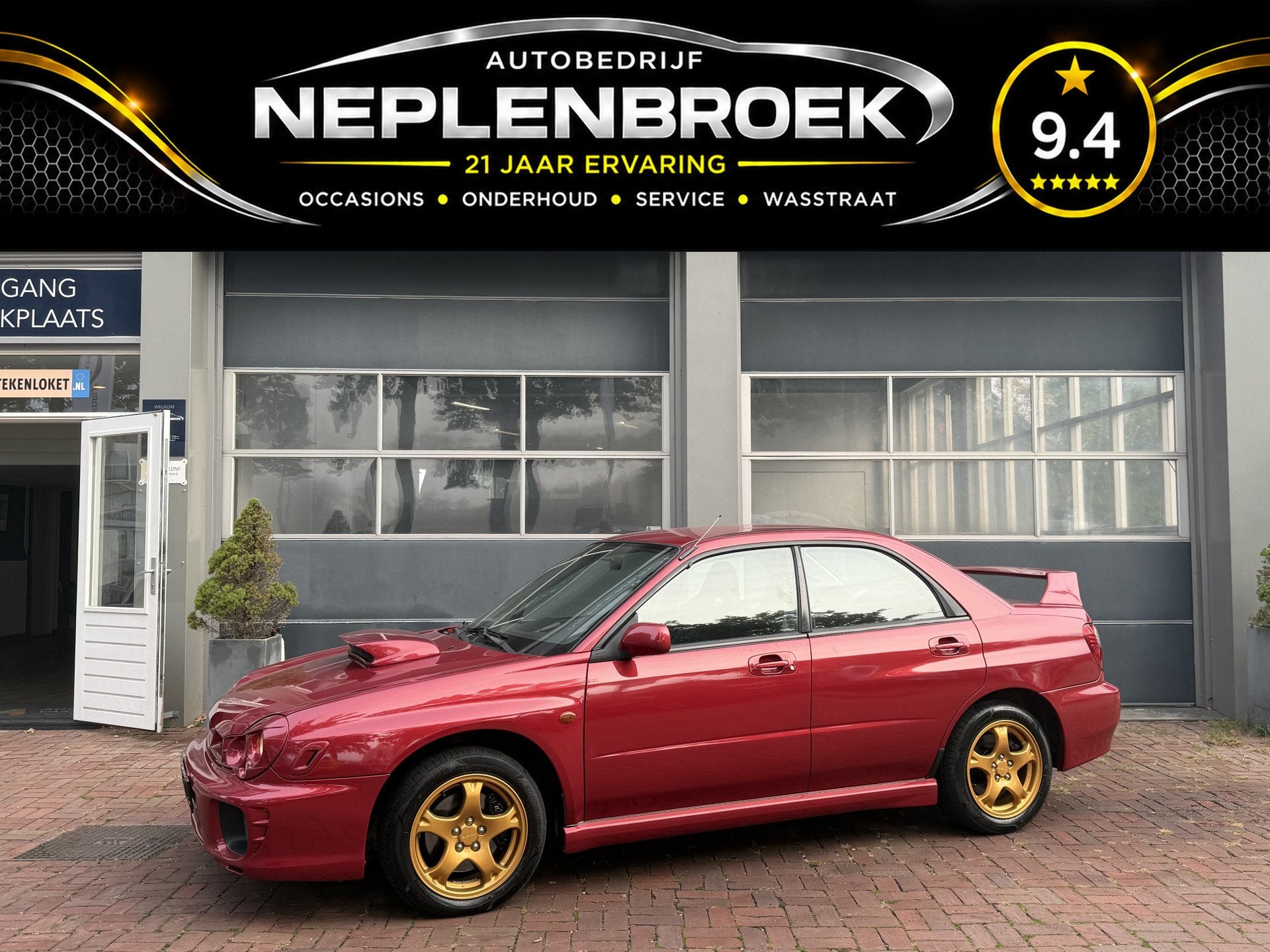 Subaru Impreza 2.0 WRX AWD 218PK NAP Concoursstaat UNIEK Bj, Auto's, 1994 cc, Dealer onderhouden, Gebruikt, 4 cilinders