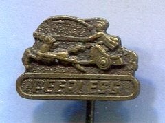 Peerless koper rijwielen speldje ( G_172), Verzenden, Zo goed als nieuw, Transport, Speldje of Pin
