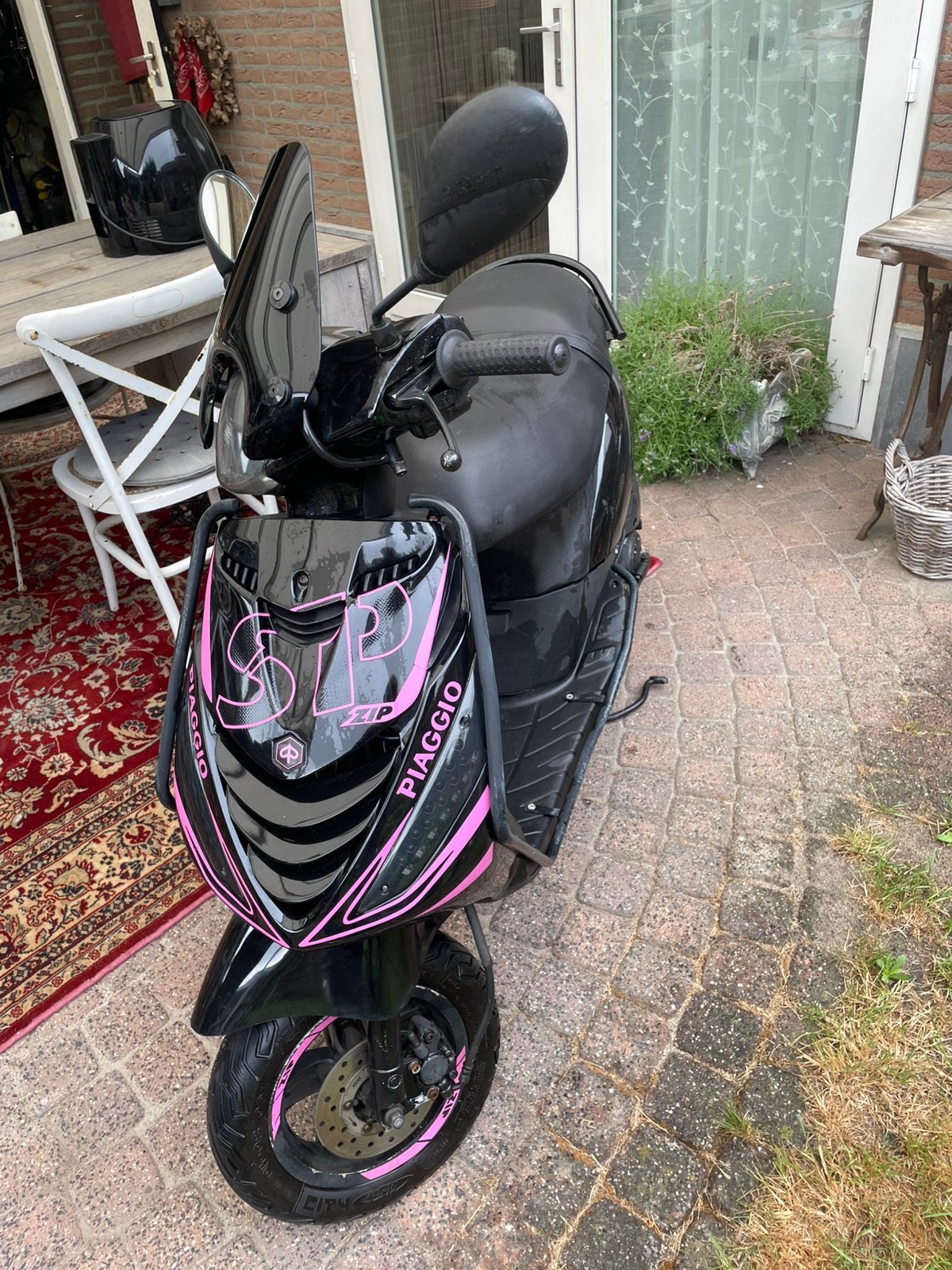 Piaggio zip 4 takt , led verlichting, Ophalen, Zip, Zo goed als nieuw, Benzine