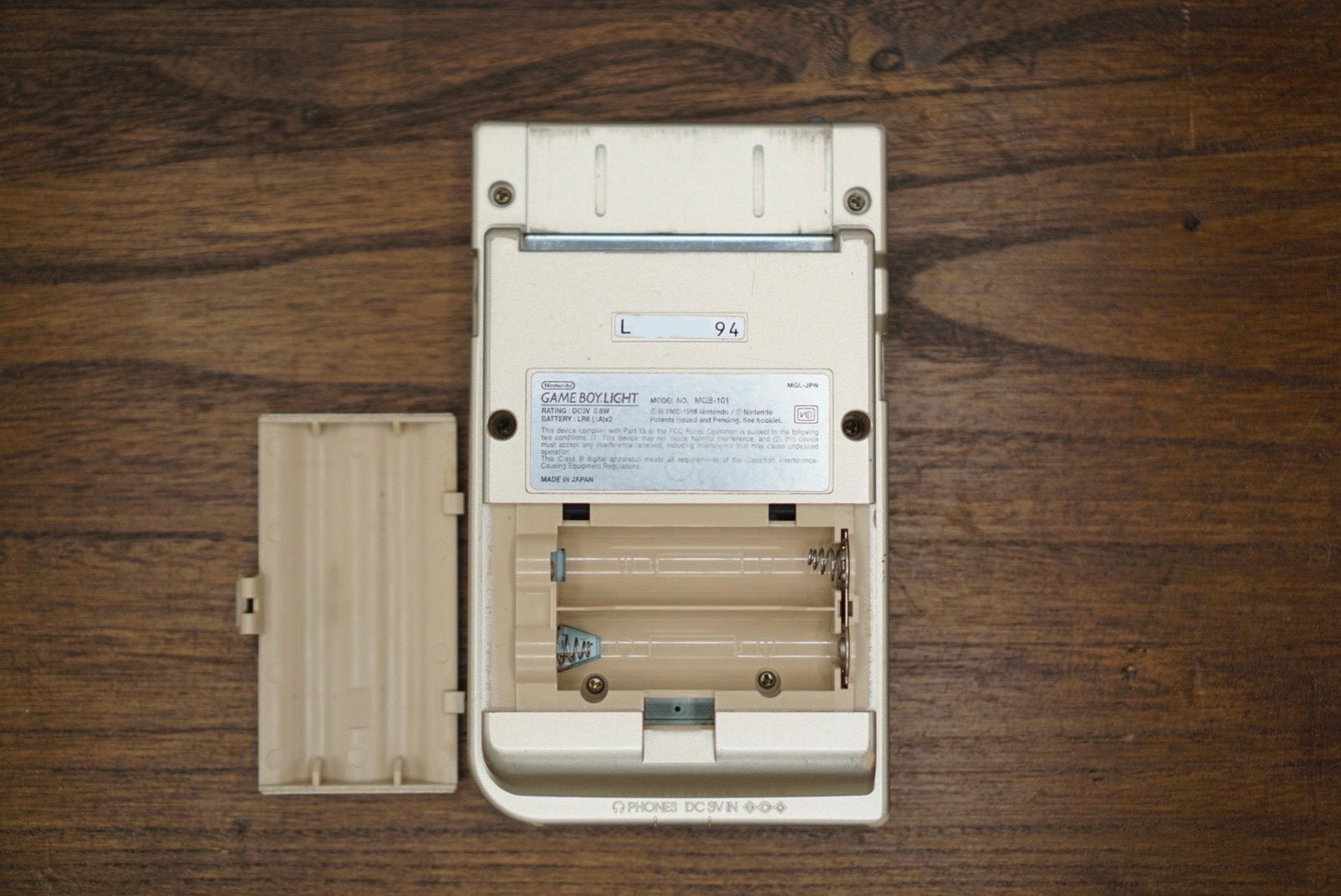 Nintendo Game Boy Light MGB-101 Goud - Japans, werkend, Ophalen of Verzenden, Gebruikt, Game Boy Color