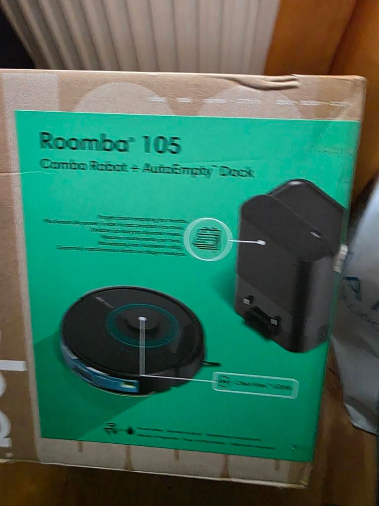 iRobot Roomba 105 Robotstofzuiger met AutoEmpty Dock, IRobot, Nieuw, Ophalen of Verzenden, Robotstofzuiger