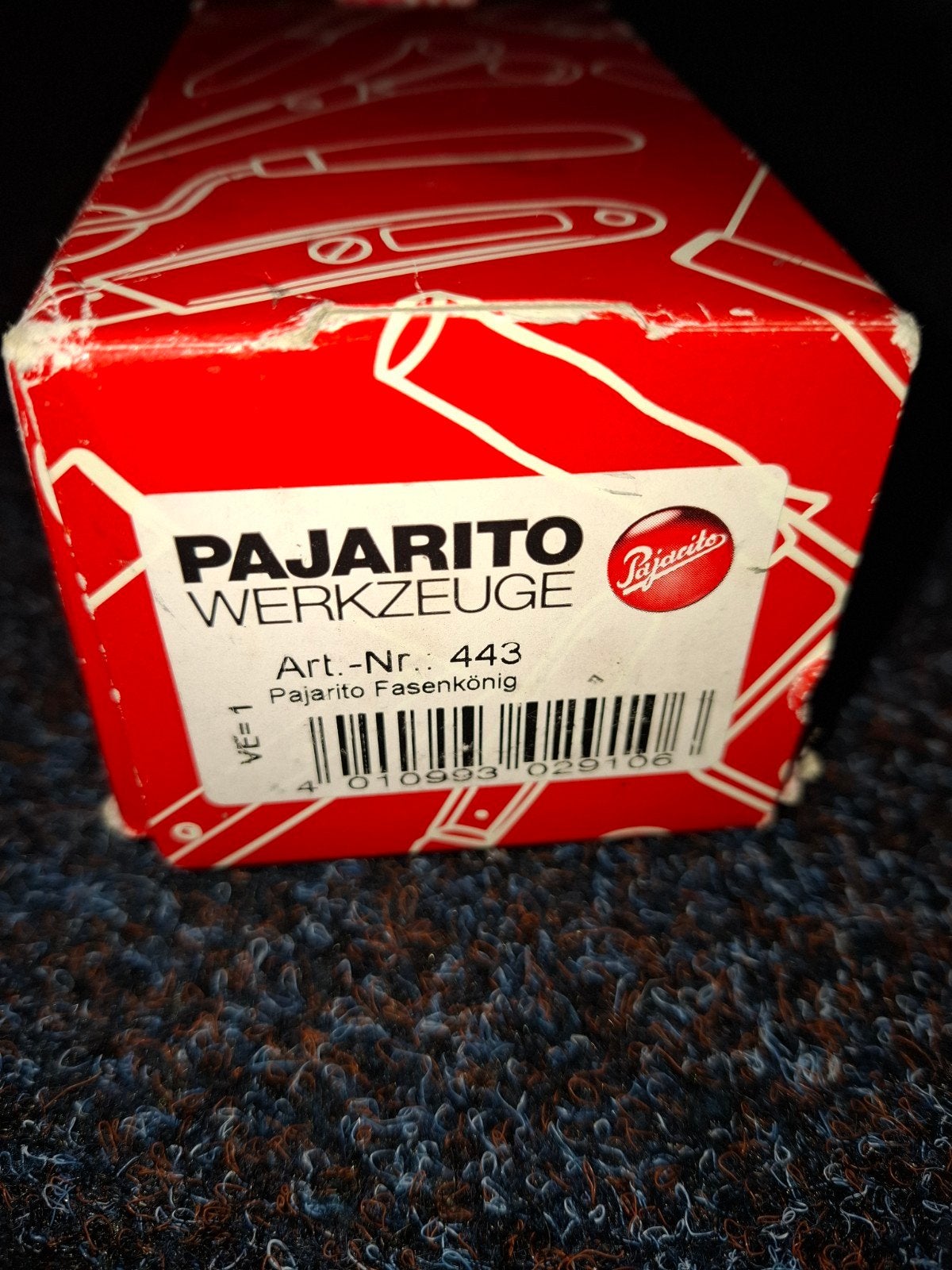 Pajarito Fasenkönig PVC Kantensnijder - Nieuw in doos, Doe-het-zelf en Verbouw, Ophalen, Zo goed als nieuw, Snijgereedschap, Overige merken