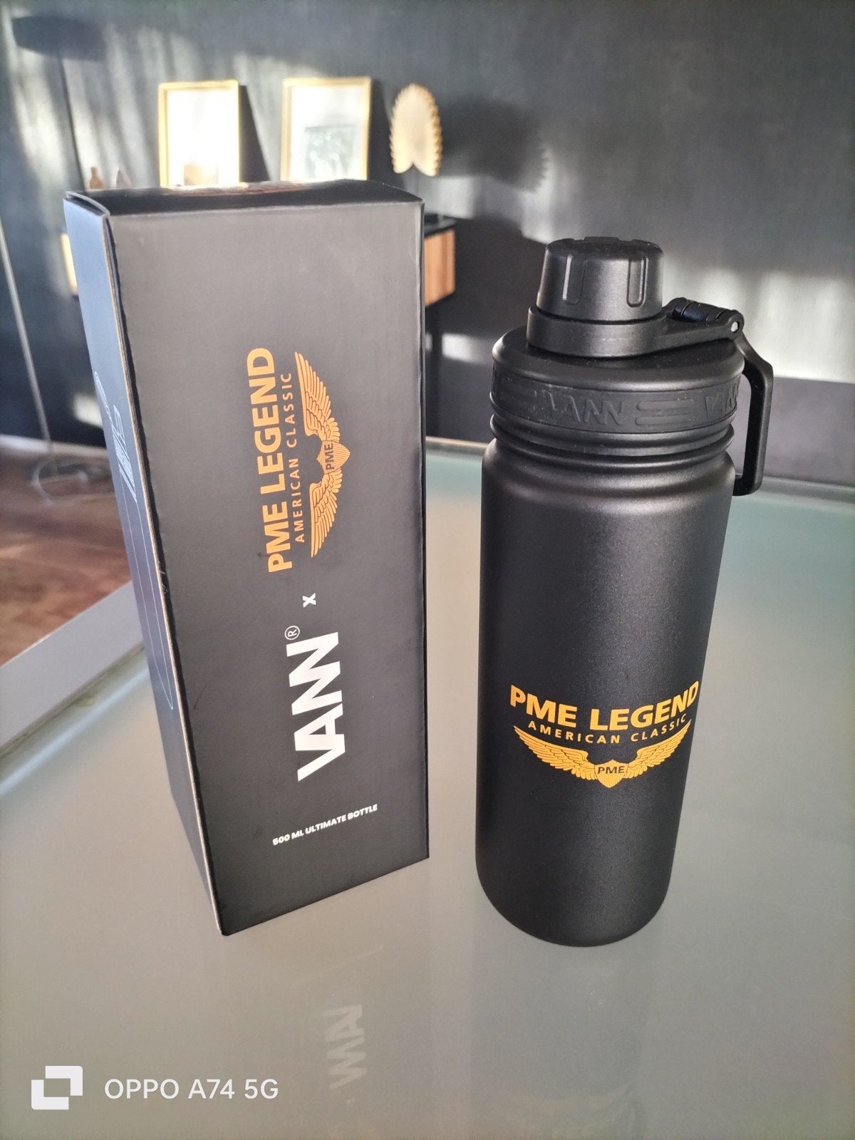 PME Legend x Vann Ultimate Bottle - Zwart (500ml), Ophalen of Verzenden, Nieuw