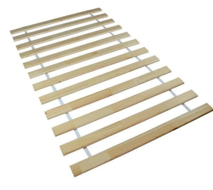 2 x Houten rollattenbodem voor eenpersoonsbed, Gebruikt, Eenpersoons, Ophalen of Verzenden, 80 cm