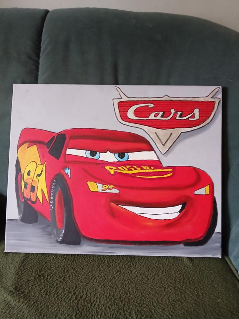 Cars schilderij, Kinderen en Baby's, Kinderkamer | Inrichting en Decoratie, Ophalen