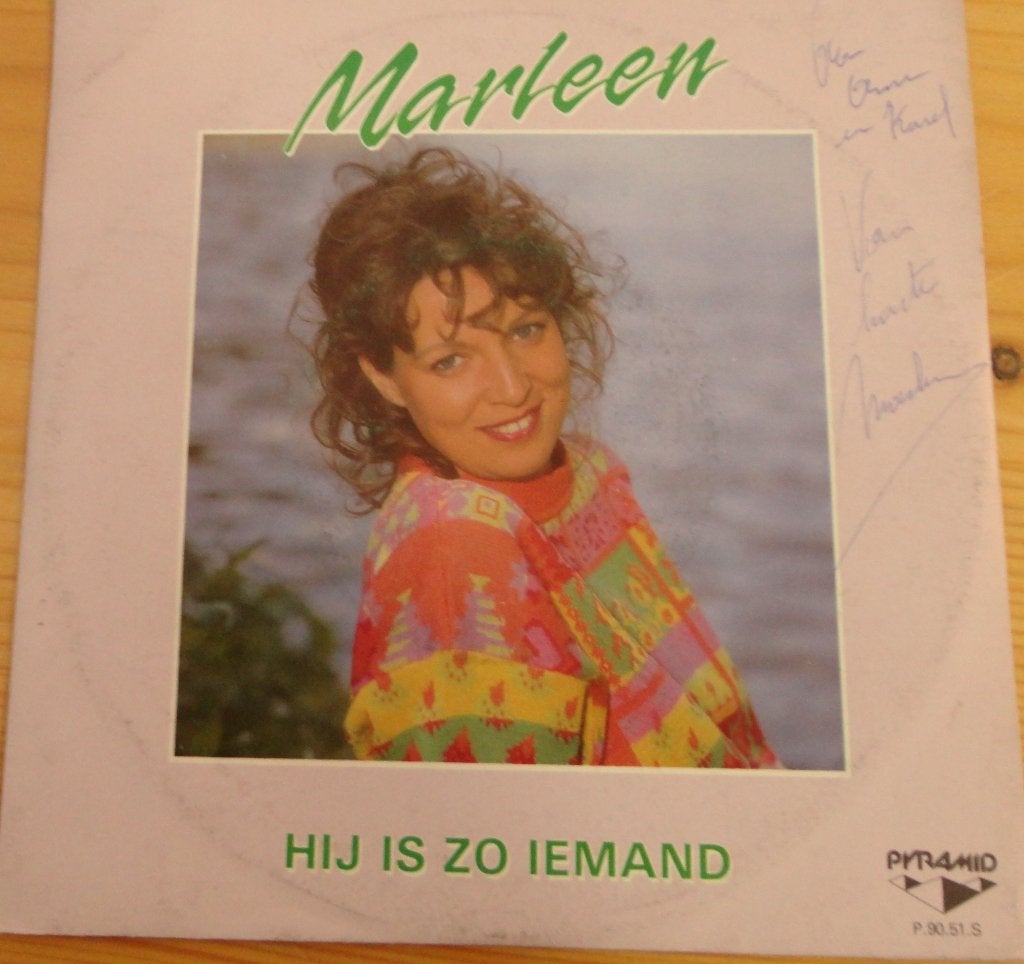 Marleen > Hij is zo iemand, Ophalen of Verzenden, Gebruikt, 7 inch, Nederlandstalig