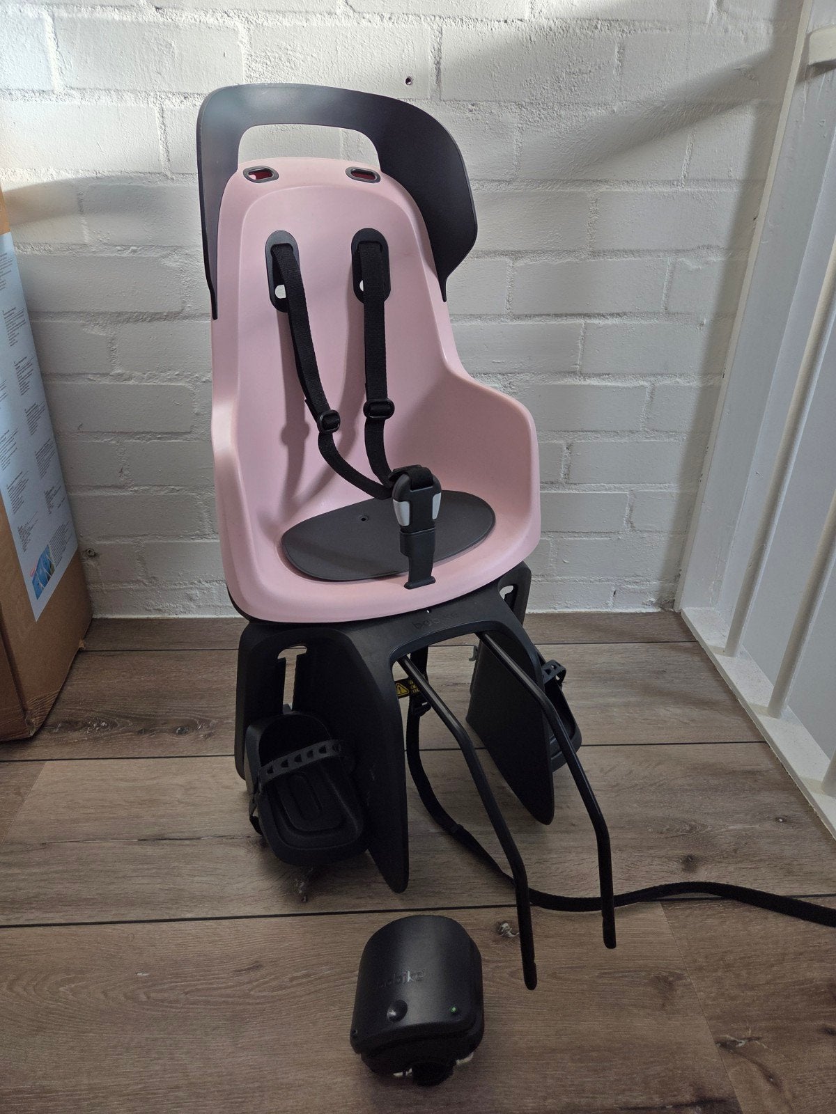 Bobike Go Maxi achterzitje roze, Achterzitje, Voetsteuntjes, Ophalen of Verzenden, Bobike Go Maxi