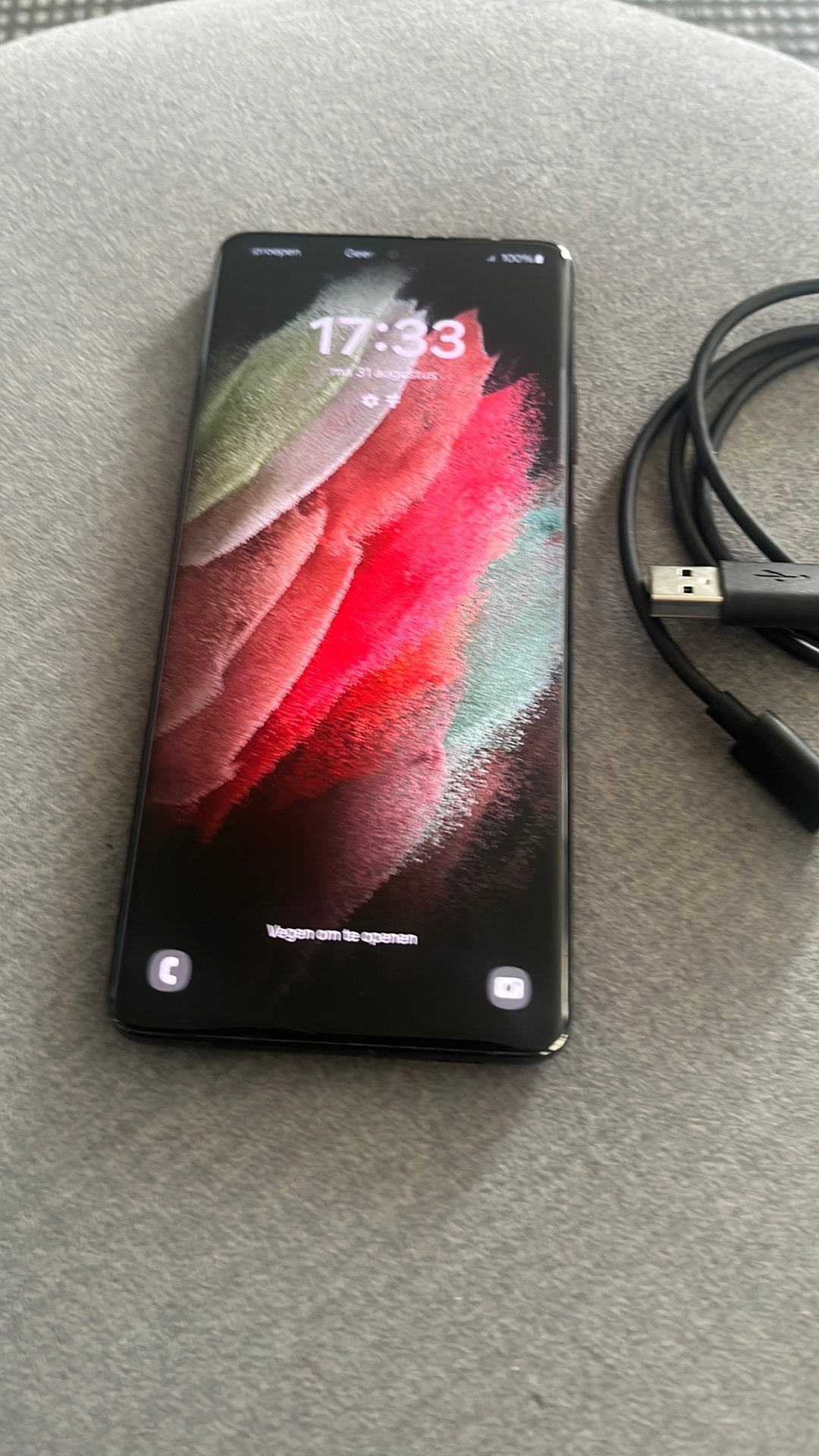 Samsung s21 ultra, Zwart, Ophalen of Verzenden, Zo goed als nieuw, 128 GB
