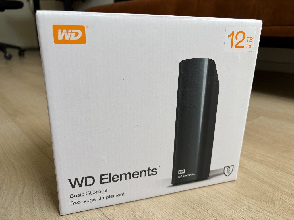 Western Digital Elements 12TB, Computers en Software, Harde schijven, Zo goed als nieuw, Desktop, Extern, HDD, USB, Ophalen of Verzenden