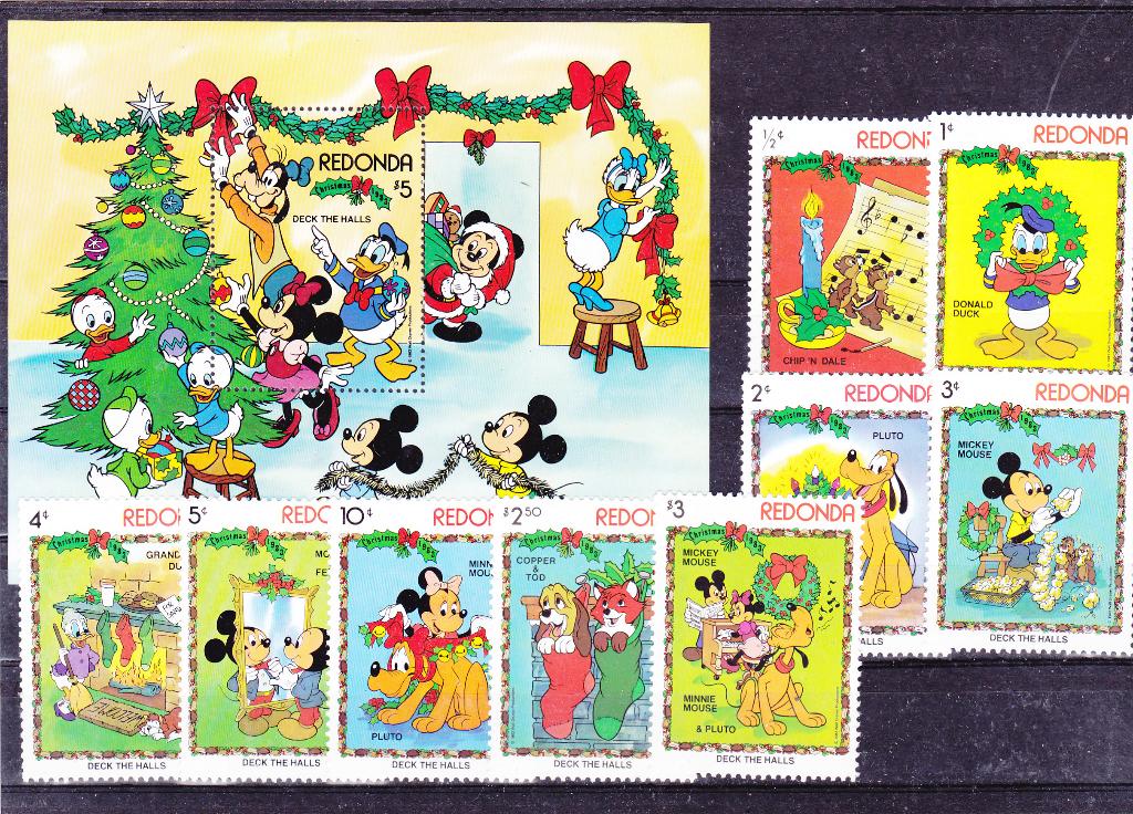 Walt Disney Kerst Redonda 1983 (1128), Verzenden, Postfris, Overige thema's