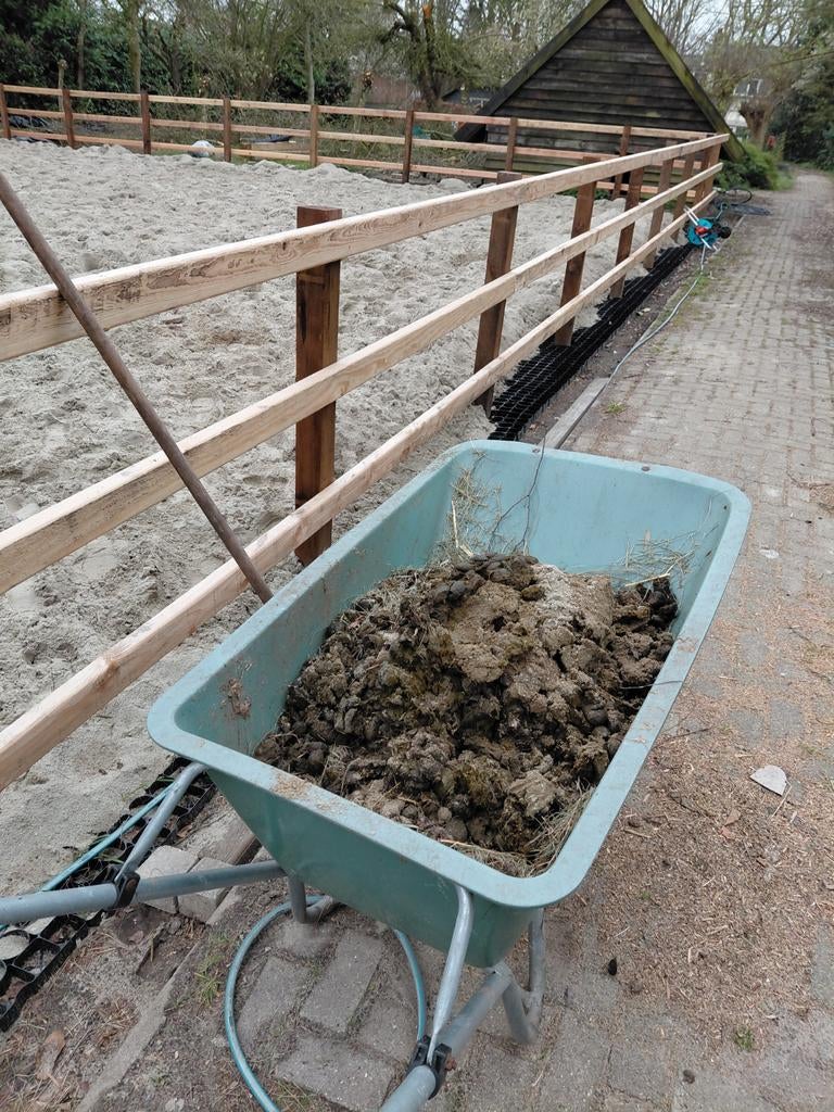 Paardenmest van 2 pony's uit paddock, Ophalen of Verzenden