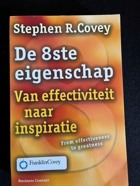 3 boeken van Stephen R. Covey, w.o. De 8ste Eigenschap, Ophalen of Verzenden, Zo goed als nieuw, Management