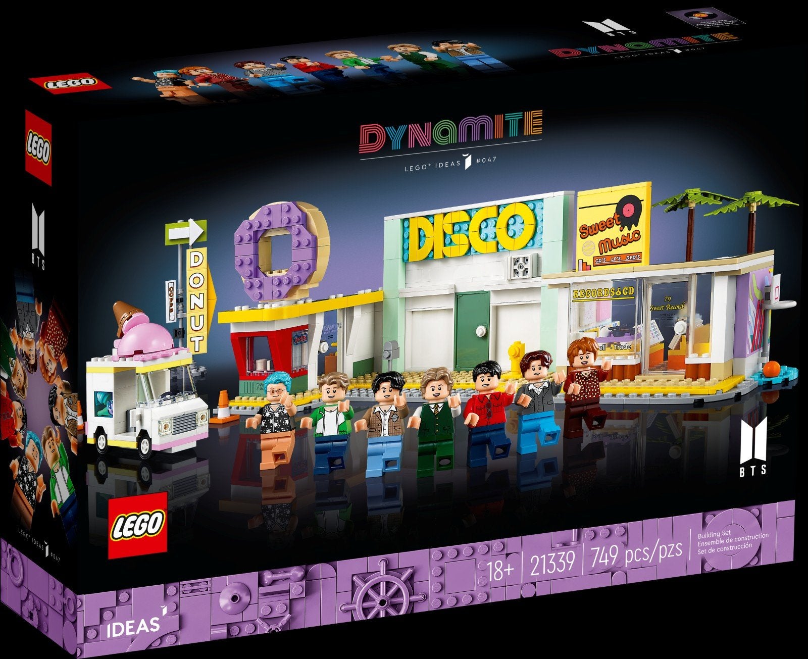 Lego Ideas 21339 - BTS Dynamite, Lego, Nieuw, Ophalen of Verzenden, Ideas