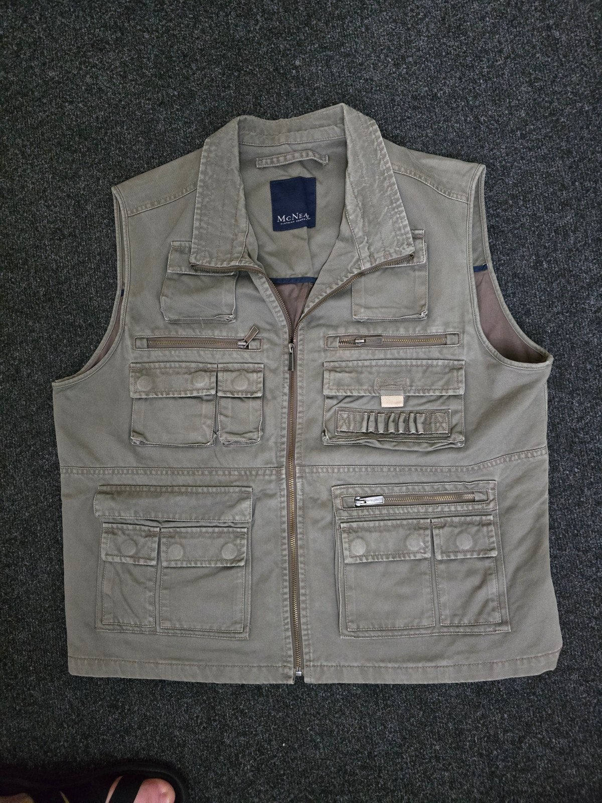 McNeal Outdoor Vest XL met veel Zakken, Kleding | Heren, McNeal, Maat 56/58 (XL), Ophalen of Verzenden, Grijs
