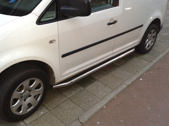 Sidebar inox voor VW Caddy mk4 mk3 mk2, Ophalen of Verzenden, Gebruikt