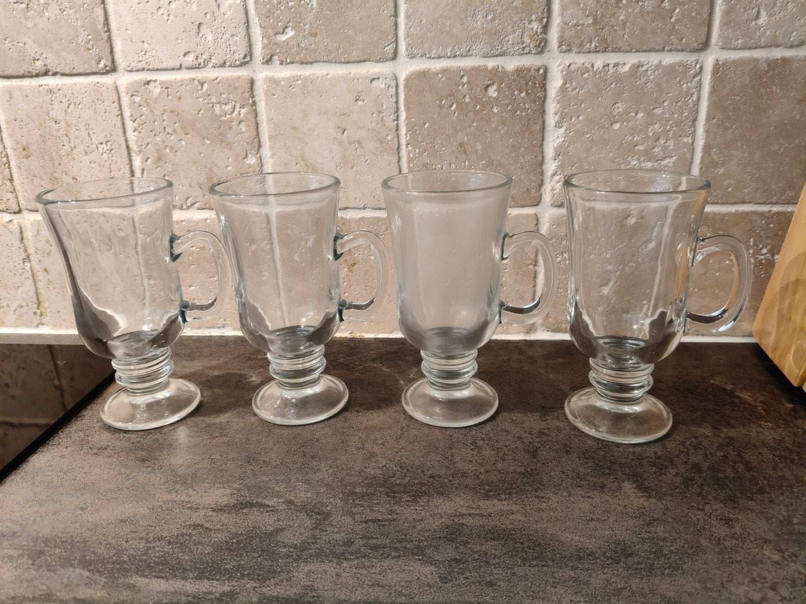 4 irish koffie glazen, Ophalen, Zo goed als nieuw, Overige typen