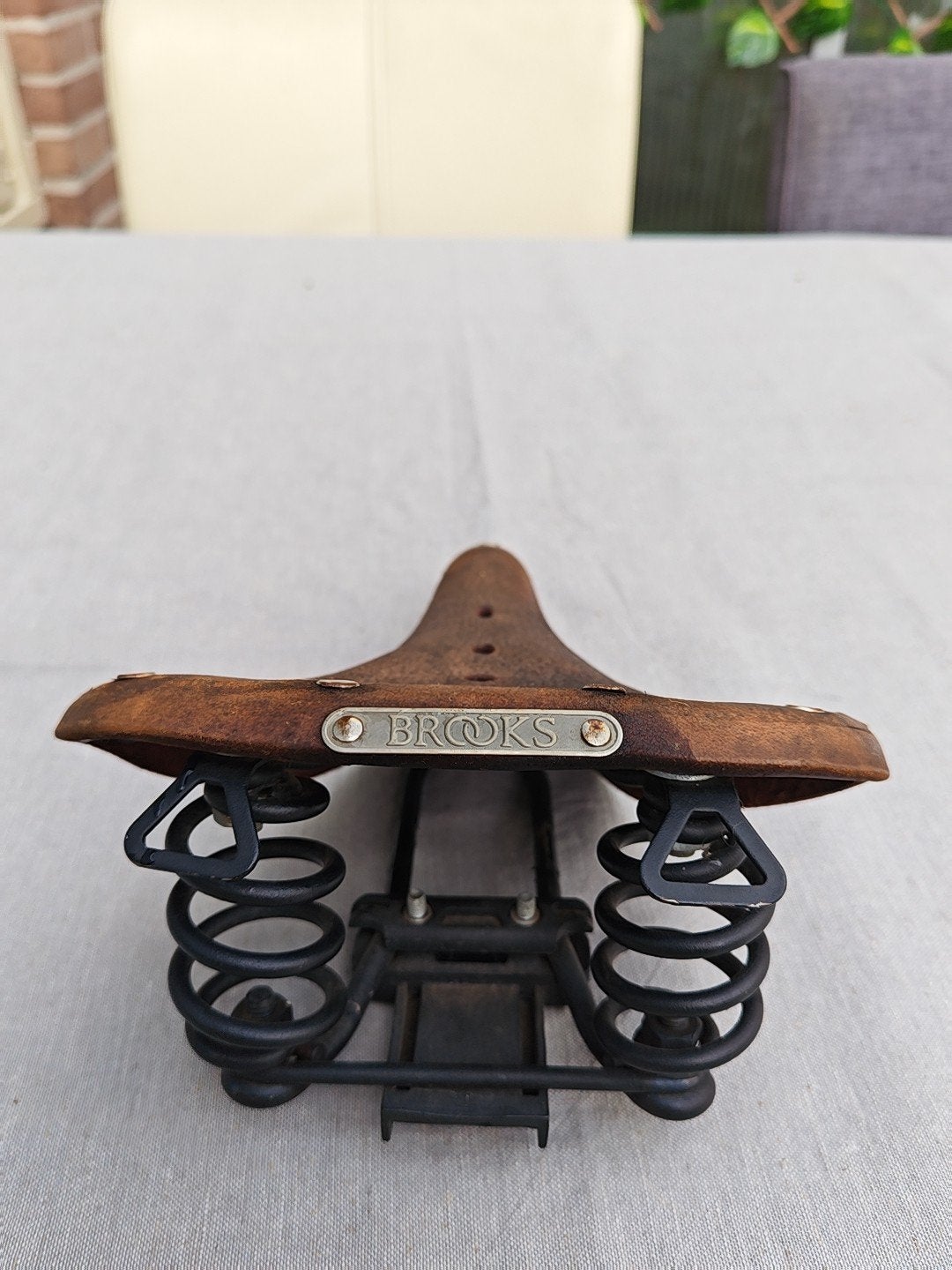 Brooks B67 Leren Zadel - Comfort en Stijl voor uw Fiets, Ophalen, Gebruikt, Leer, Stadsfiets