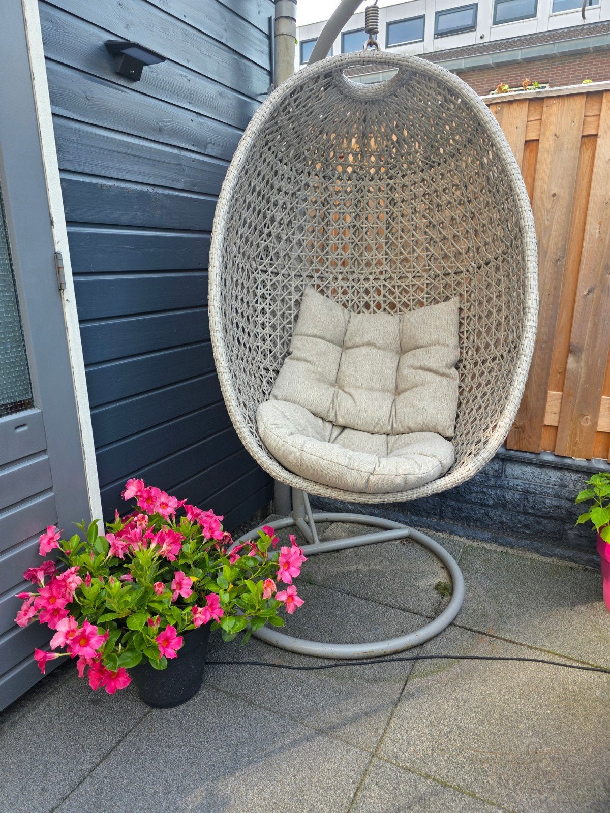 Egg Chair hangende ei stoel, Ophalen, Kunststof