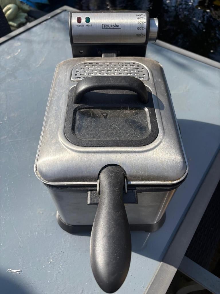 Elektrische frituur Bourgini, Witgoed en Apparatuur, Frituurpannen, 4 liter of meer, Ophalen of Verzenden