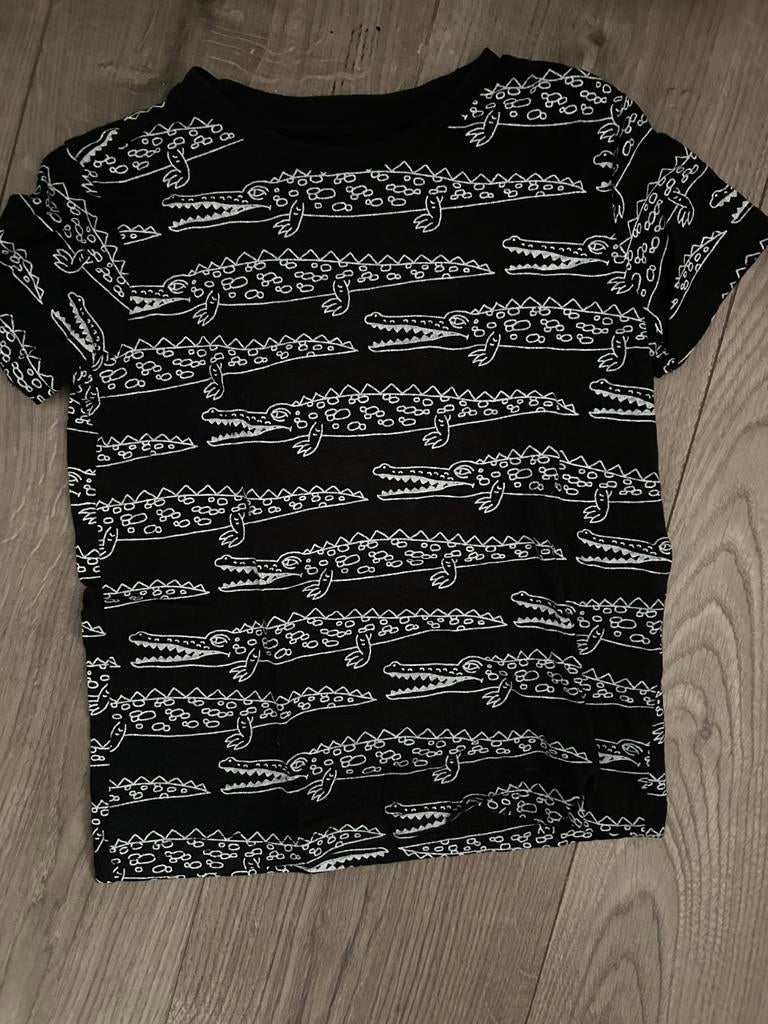 Ellos t shirt krokodil - maat 98/104 - in zeer goede staat, Ophalen of Verzenden, Zo goed als nieuw, Shirt of Longsleeve