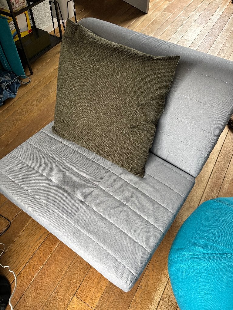 Slaapfauteuil IKEA LYCKSELE LÖVÅS (half jaar gebruikt), Ophalen, Eenpersoons, 190 cm of minder, Zo goed als nieuw