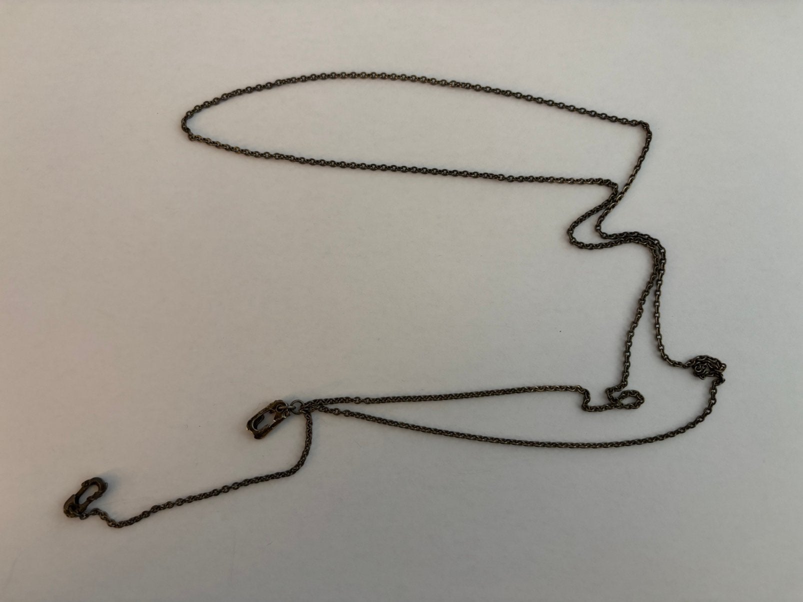US Amerikaanse originele M-1940 dog tag ketting, Verzamelen, Ophalen of Verzenden, Landmacht, Amerika, Overige typen