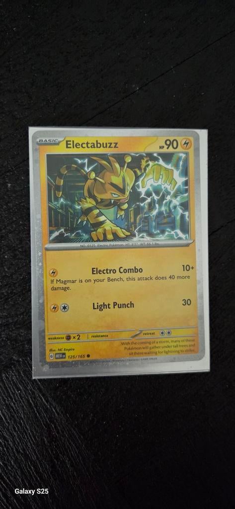 Electabuzz Cosmos Holo 125/165 151 Serie, Hobby en Vrije tijd, Verzamelkaartspellen | Pokémon, Ophalen of Verzenden