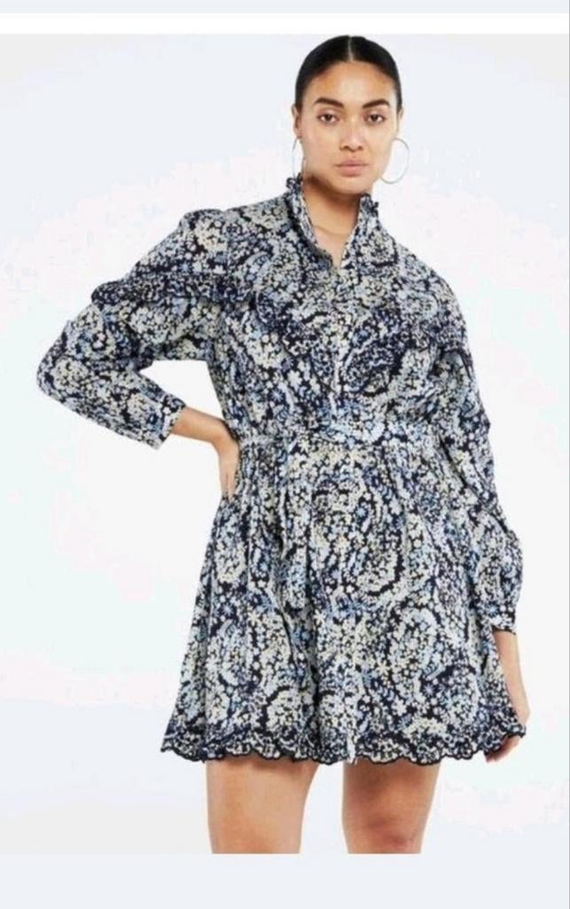 Fabienne Chapot Daila jurk maat 40 *nieuw *, Kleding | Dames, Maat 38/40 (M), Blauw, Nieuw, Ophalen of Verzenden