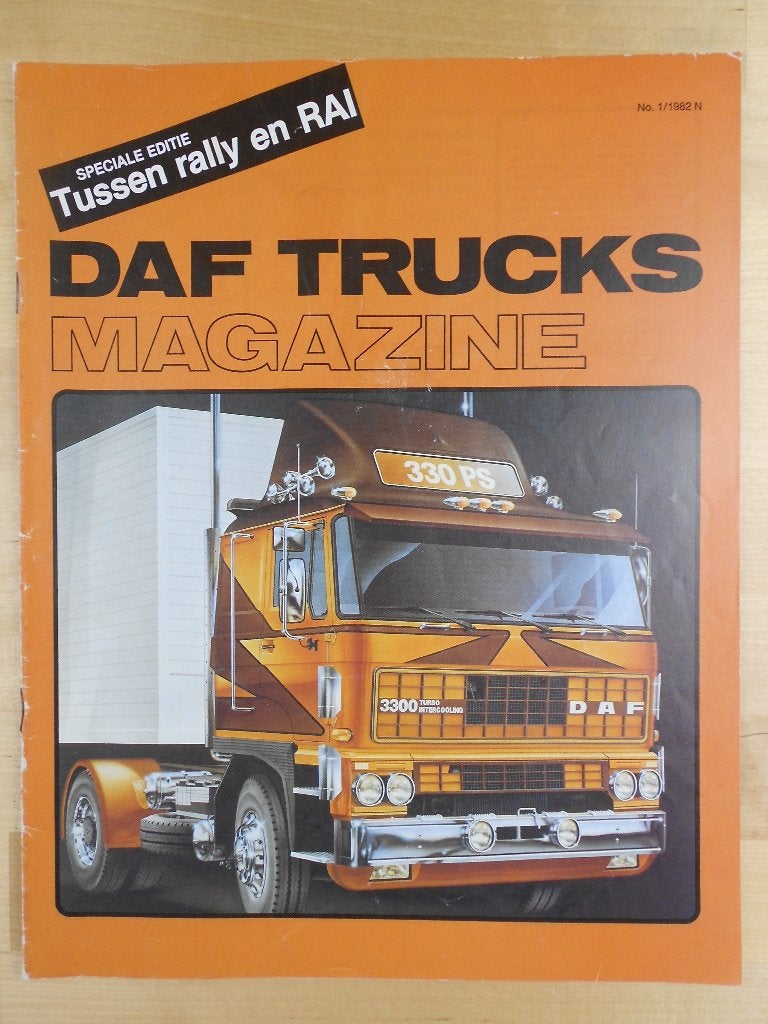 DAF Magazine tijdschrift nummer 1 1982 – NL, Ophalen of Verzenden, Zo goed als nieuw, Overige merken, DAF