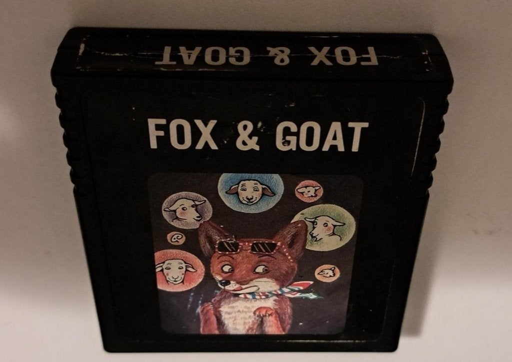 Atari 2600 - fox & goat, Spelcomputers en Games, Avontuur en Actie, 1 speler, Ophalen of Verzenden, Zo goed als nieuw