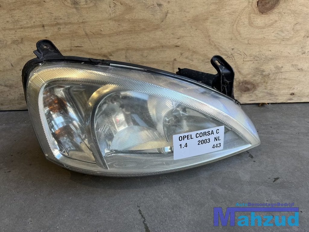 OPEL CORSA C combo rechts koplamp 2000-2005, Auto-onderdelen, Verlichting, Gebruikt, Opel Automobile GmbH, Ophalen of Verzenden