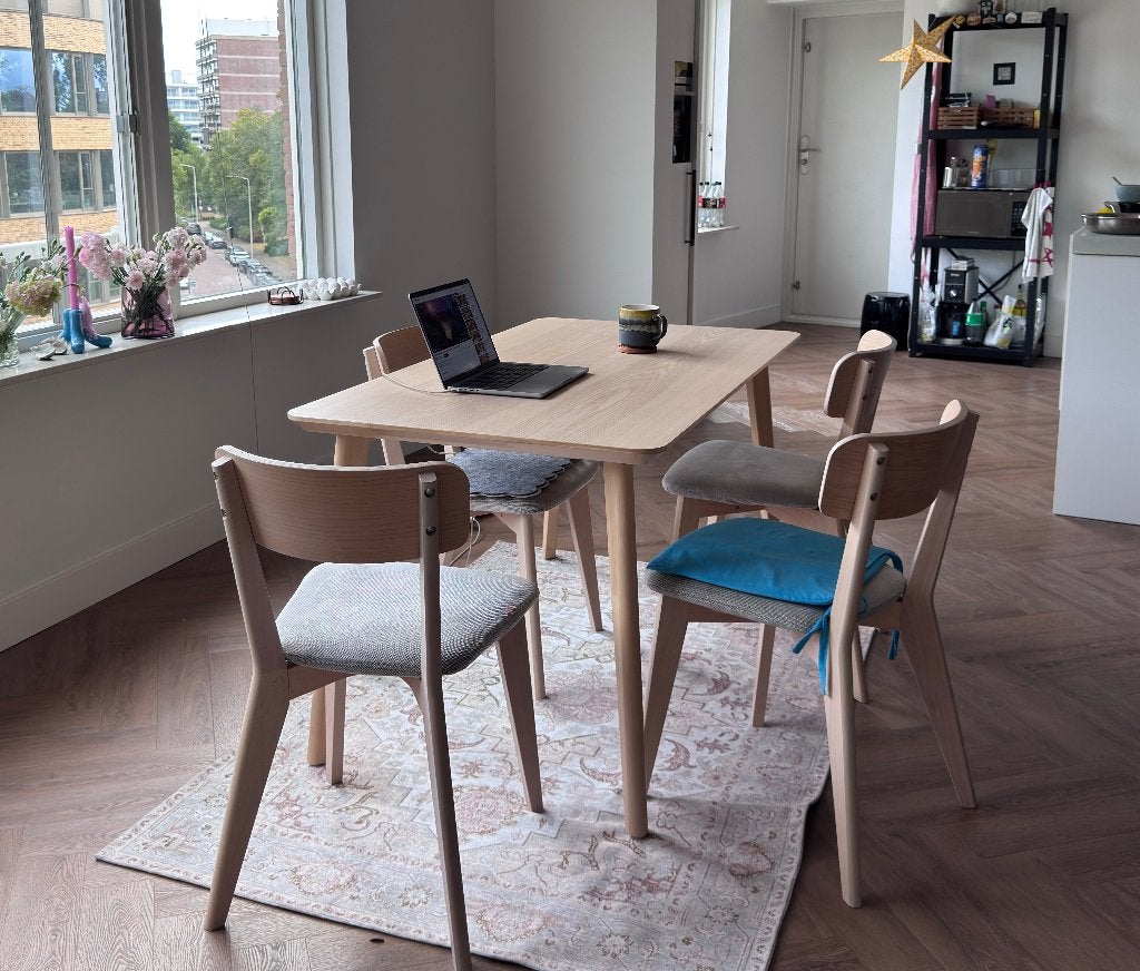IKEA LISABO table 140x78cm, Huis en Inrichting, Tafels | Eettafels, Ophalen, Gebruikt, 100 tot 150 cm, Scandinavisch