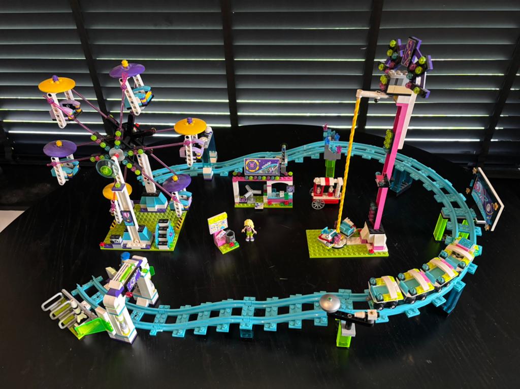 Lego Friends Pretpark Achtbaan 41130, Kinderen en Baby's, Speelgoed | Duplo en Lego, Gebruikt, Lego, Complete set, Inclusief instructies