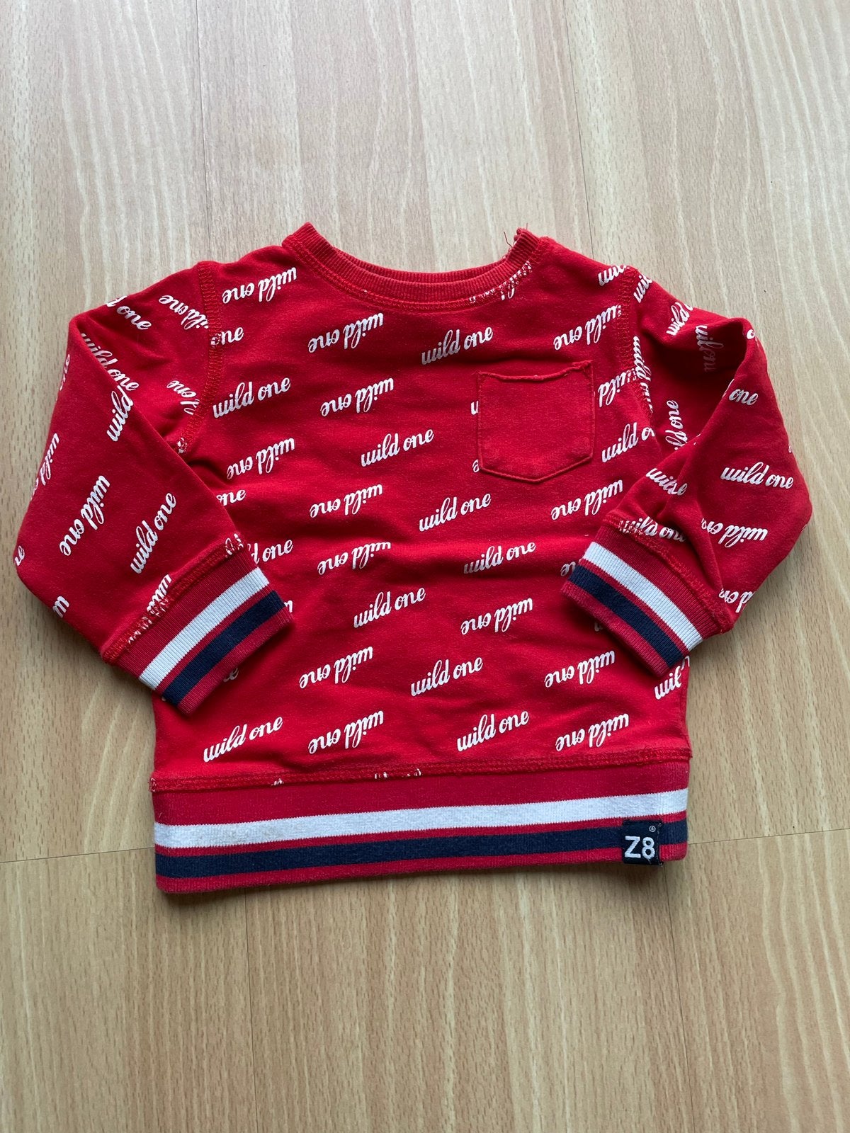 Z8 trui rood maat 80 mooie staat style: Balthazar, Ophalen of Verzenden, Zo goed als nieuw, Meisje, Truitje of Vestje