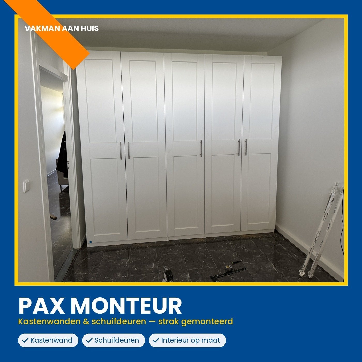 IKEA PAX MALM ENHET ETC Montage Service - Vakkundig en Snel, Ophalen, 200 cm of meer, Nieuw, Overige houtsoorten