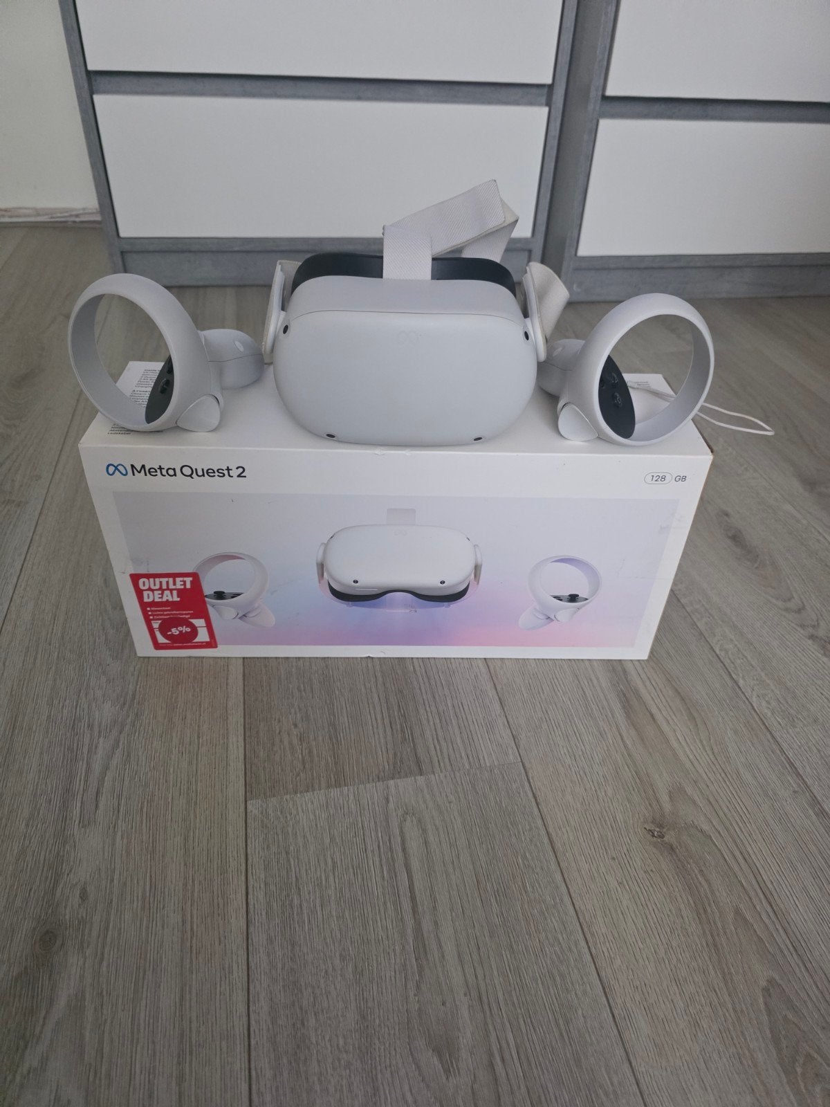 Meta Quest 2 VR-bril 128 GB - Zo goed als nieuw, Spelcomputers en Games, Virtual Reality, Ophalen of Verzenden, Zo goed als nieuw
