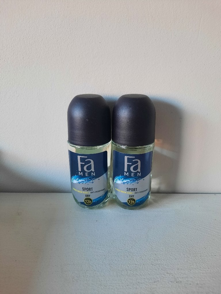 2x Fa Deo roller Heren, Ophalen of Verzenden, Nieuw, Deodorant of Bodyspray
