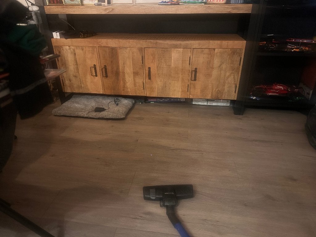 Mangohout dressoir, Ophalen, Met deur(en), Mangohout, Zo goed als nieuw