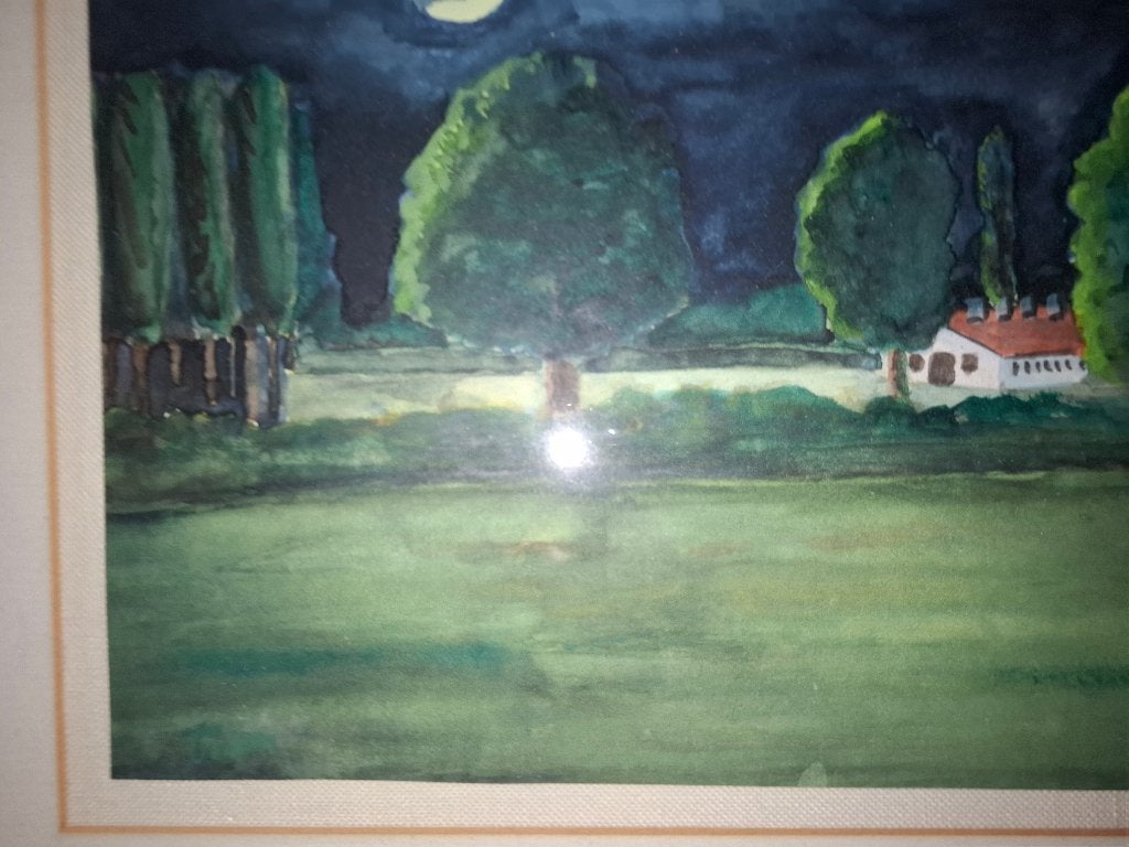 Toon Hermans uniek werk  Gouache, Ophalen