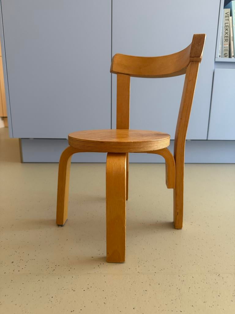Houten kinderstoeltje - in de stijl van Alvar Aalto, Ophalen, Gebruikt, Overige typen