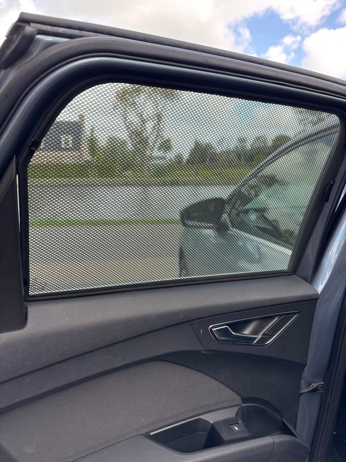Car Shades Audi Q4 E-Tron 5-deurs Zijruit Zonneschermen, Ophalen of Verzenden, Zo goed als nieuw