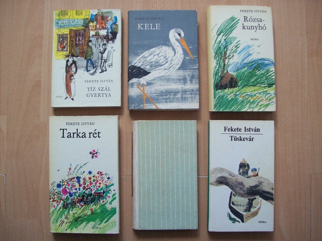 Hongaars boek boeken Fekete István 6 stuks Hongarije magyar, Ophalen of Verzenden, Gelezen, Fekete István, Hongaars