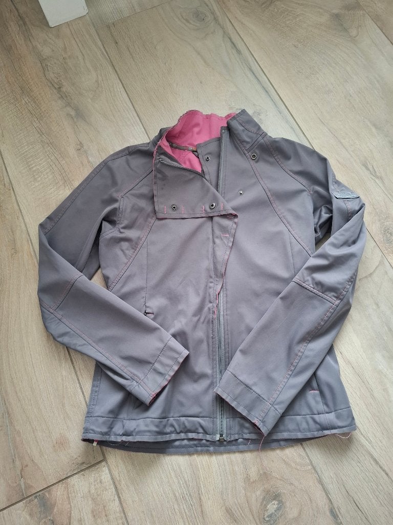 ANKY Technical Casuals softshell jas grijs/roze - mt S (36), Dieren en Toebehoren, Gebruikt, Dressuur, Ophalen of Verzenden, Dames