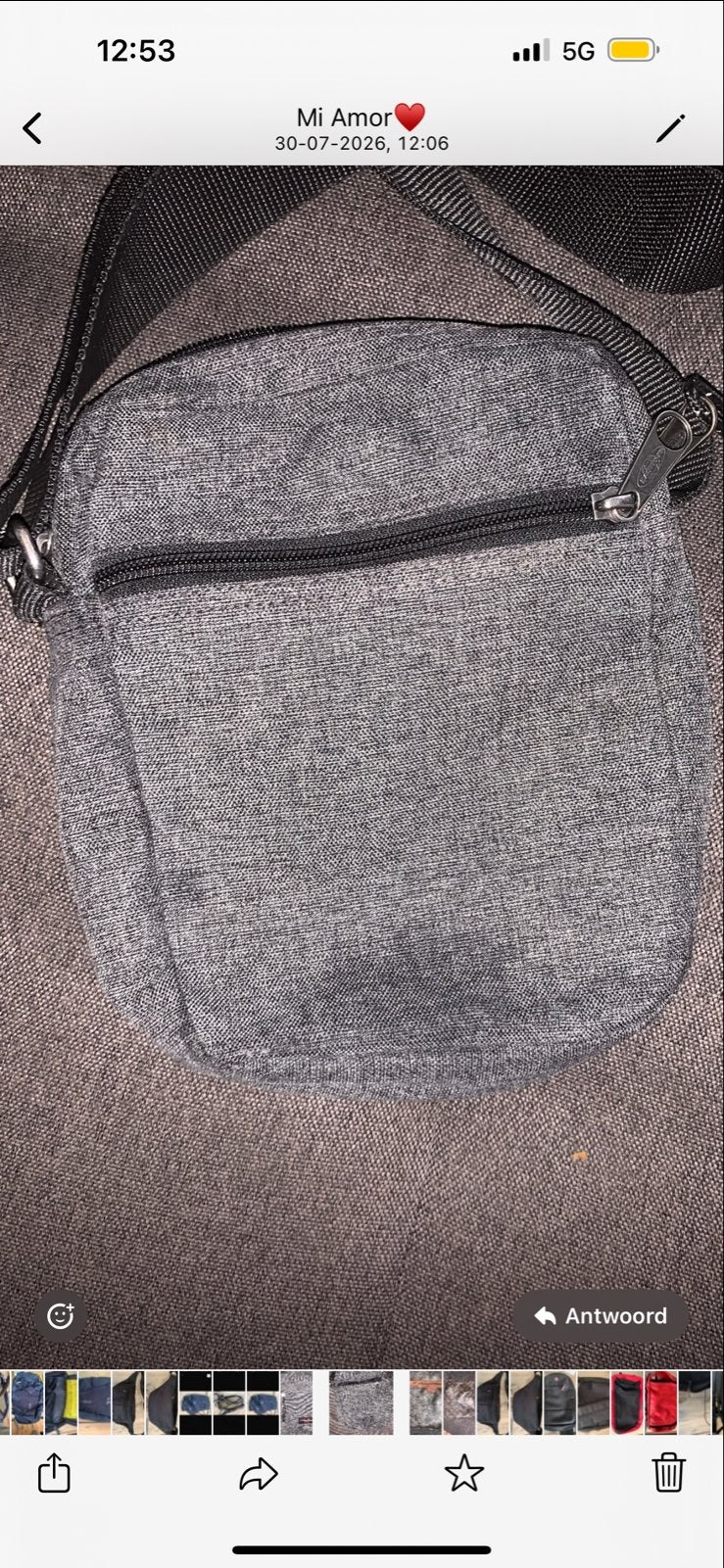 Eastpak schoudertas grijs, Ophalen, Zo goed als nieuw, Grijs, Overige merken