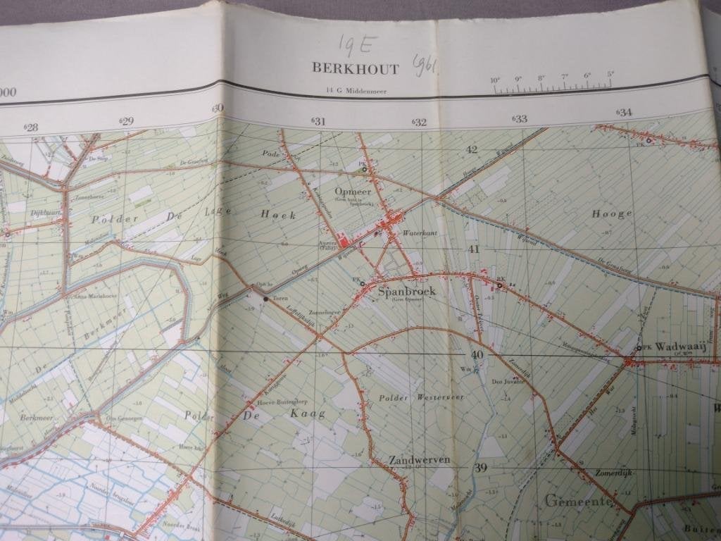 19 E Berkhout Obdam Spierdijk Avenhorn Spanbroek 1961, Ophalen of Verzenden
