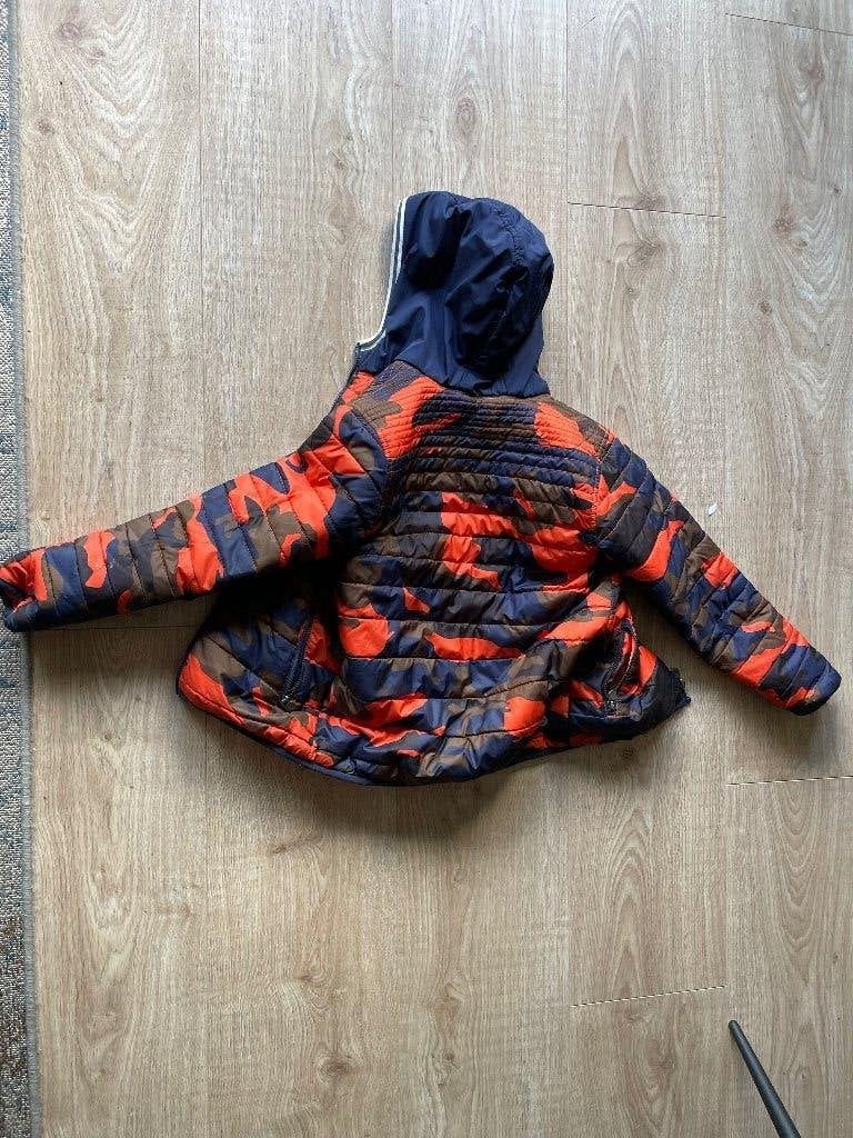 Vingino jas dubbelzijdig gevoerd, Blauw, Overige maten, Ophalen of Verzenden, Gedragen