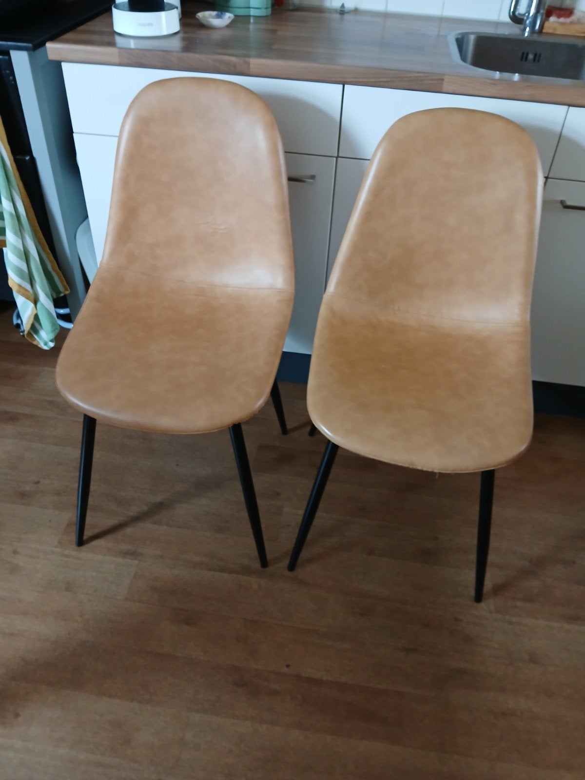 twee eetkamer stoelen,, Ophalen, Modern, Twee
