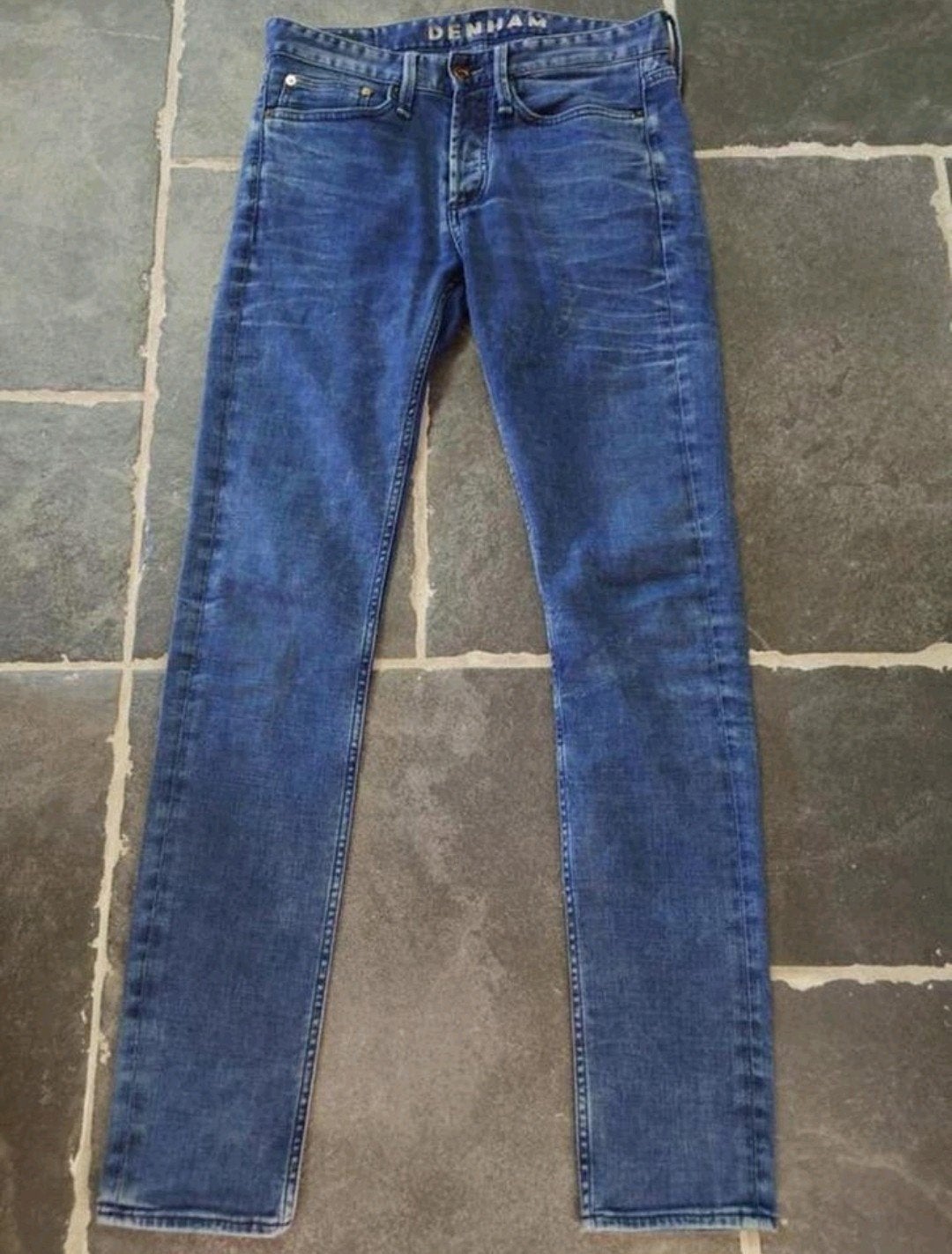 Denham GOUDEN SCHAAR!, BOLT, Skinny Fit, W30 L32, Rob3032, Blauw, W32 (confectie 46) of kleiner, Ophalen of Verzenden, Zo goed als nieuw